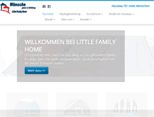 Tablet Screenshot of little-family-home.de